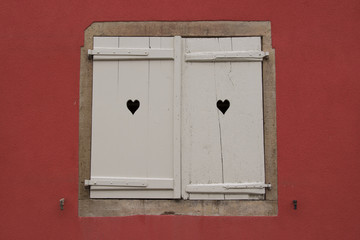 Vecchie finestre, Alsazia, Francia