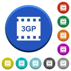 3gp movie format beveled buttons