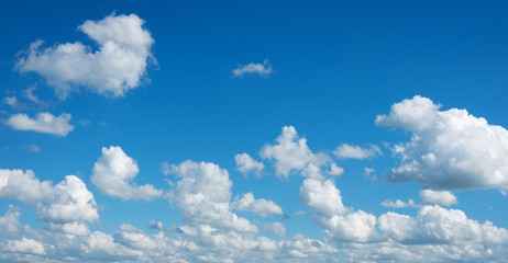 clouds over the field