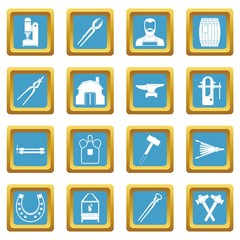 Blacksmith icons azure
