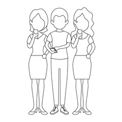 people using a smartphone icon over white background vector illustration