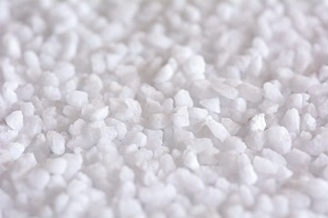 Fototapeta na wymiar Extreme macro shot of a clear white salt crystals.