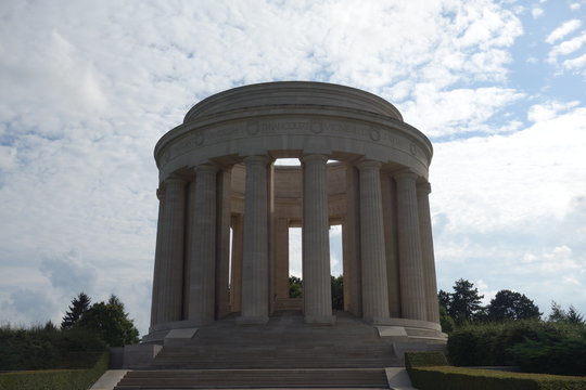 monument de commémoration de la première guerre mondial americain de montsec
