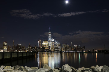 Obraz premium New Yorks Night Lights