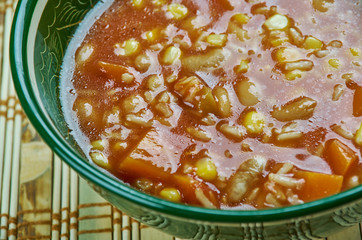Dirty Rice and Beans Soup