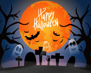 Happy Halloween. Celebration. All Saints' Day. Spirits. Fearfully. A party.