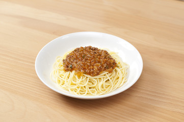 ミートソーススパゲッティ