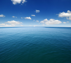 Obraz premium Blue sea water surface