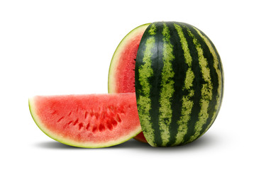  watermelon isolated on white