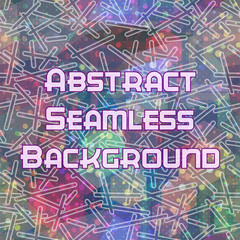 Abstract Seamless Background with Colorful Geometrical Figures. Eps10, Contains Transparencies. Vector