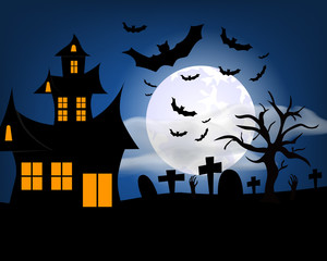 Happy Halloween. Celebration. All Saints' Day. Spirits. Fearfully. A party.