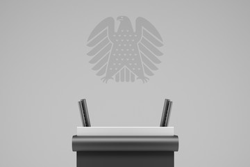 Bundestag Podium - obrazy, fototapety, plakaty