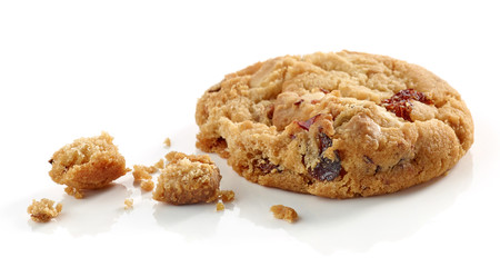 Cookie pieces and crumbs