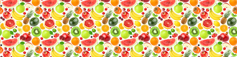 Obraz na płótnie Canvas Fruits background