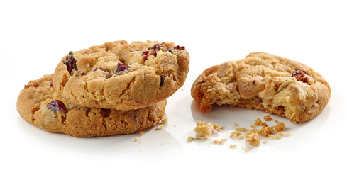 Cookie pieces and crumbs