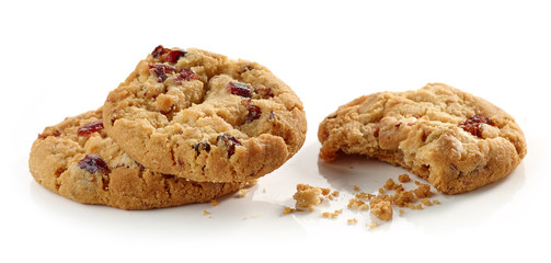 Cookie pieces and crumbs