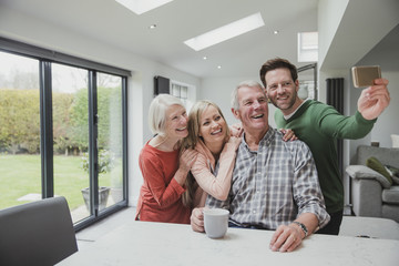 Family Selfie At Home