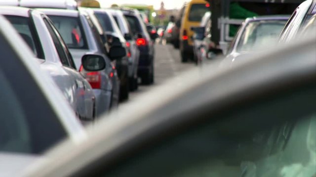 Traffic jam in the neighborhood