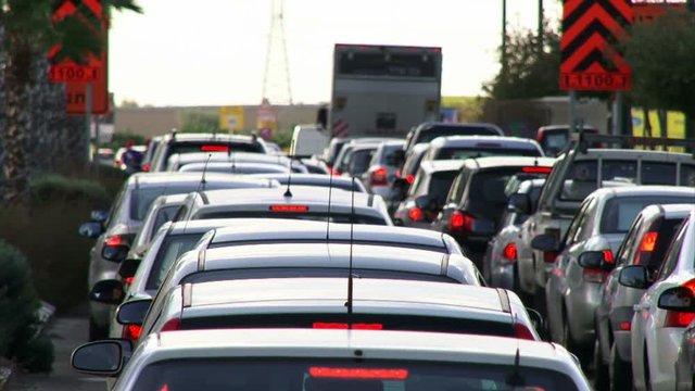 Traffic jam in the neighborhood