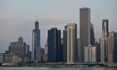 Fototapeta premium Chicago Skyline view