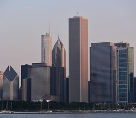 Naklejka premium Chicago skyline