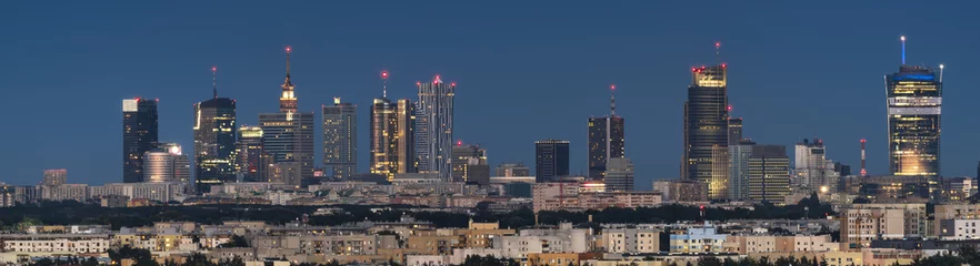 Panoramablick auf die Innenstadt von Warschau © Cinematographer