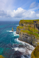 Fototapeta na wymiar cliffs of moher - ireland