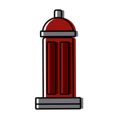 fire hidrant emergency signal connector icon vector illustration