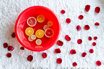 Washbowl for pedicure and manicure