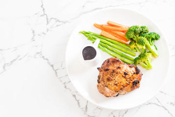 grilled chicken steak