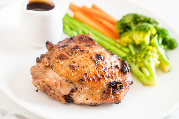 grilled chicken steak