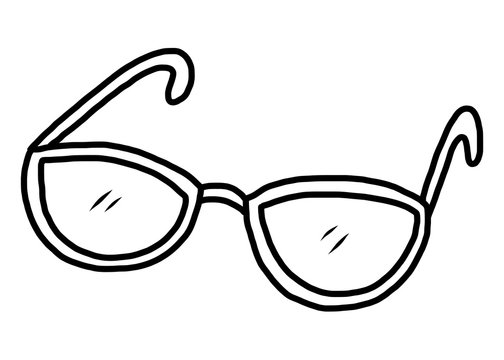 Glasses illustration sales