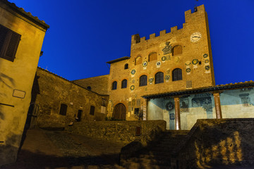 Tuscany Certaldo Pretorio palace