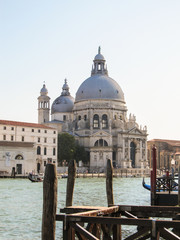 Fototapeta na wymiar Basilica di Santa Maria della Salute in Venice, Italy