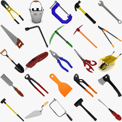 Fototapeta premium Tools Collection