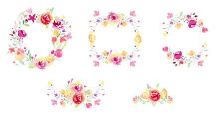 Floral watercolor arrangements, wedding invitations, birthday , thank you cards, bridal shower, baby shower, greeting card, floral design, hand painted