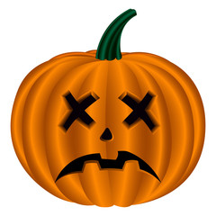 Isolated pumpkin icon