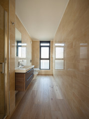 Fototapeta na wymiar Luxury bathroom in a modern house