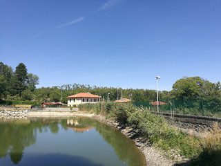 Lake in high mountains