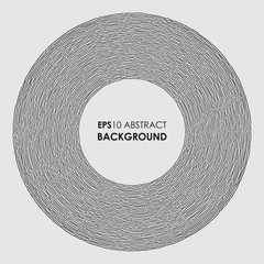 Design element of many shapes with random position