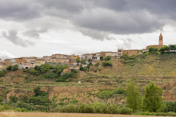 The town of Cerin in Navarra, Spain