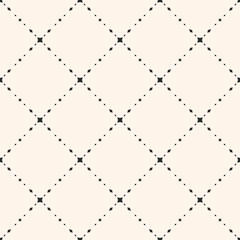 Subtle geometric seamless pattern with small diamond shapes, rhombuses