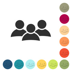 Farbige Buttons - Gruppe