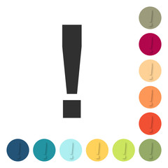Farbige Buttons - Ausrufezeichen Tipp
