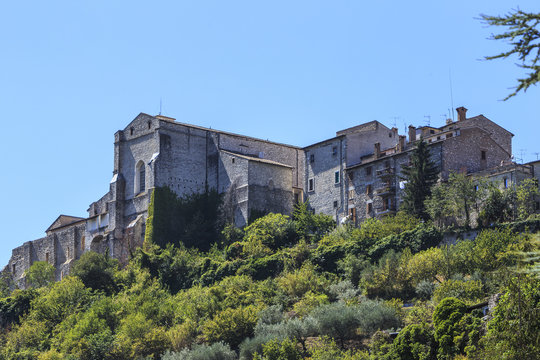 Narni, an ancient medieval village in Umbria, Italy.