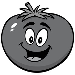 Tomato Mascot Illustration