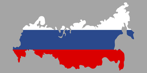 Map with flag