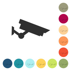 Farbige Buttons - Überwachungskamera