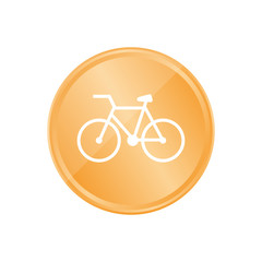 Bronze Münze - Fahrrad