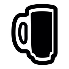 Isolated beer icon